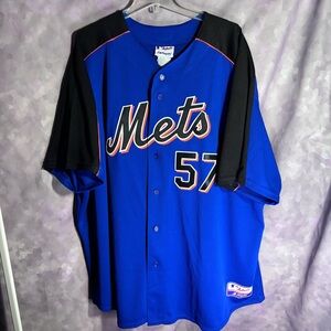Magestic VTG Mets Jersey 57 Johan Santana sz 3XL